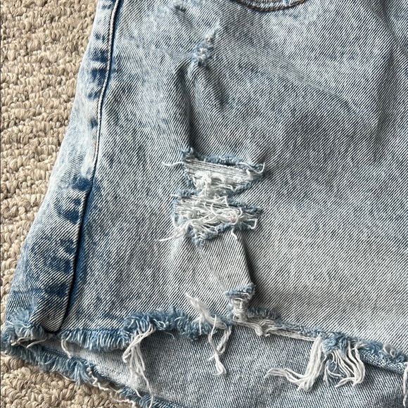 Denim Distressed Women Shorts - Picture 4 of 8